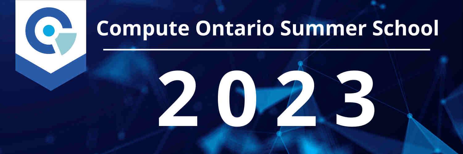 2023 Compute Ontario Summer School banner